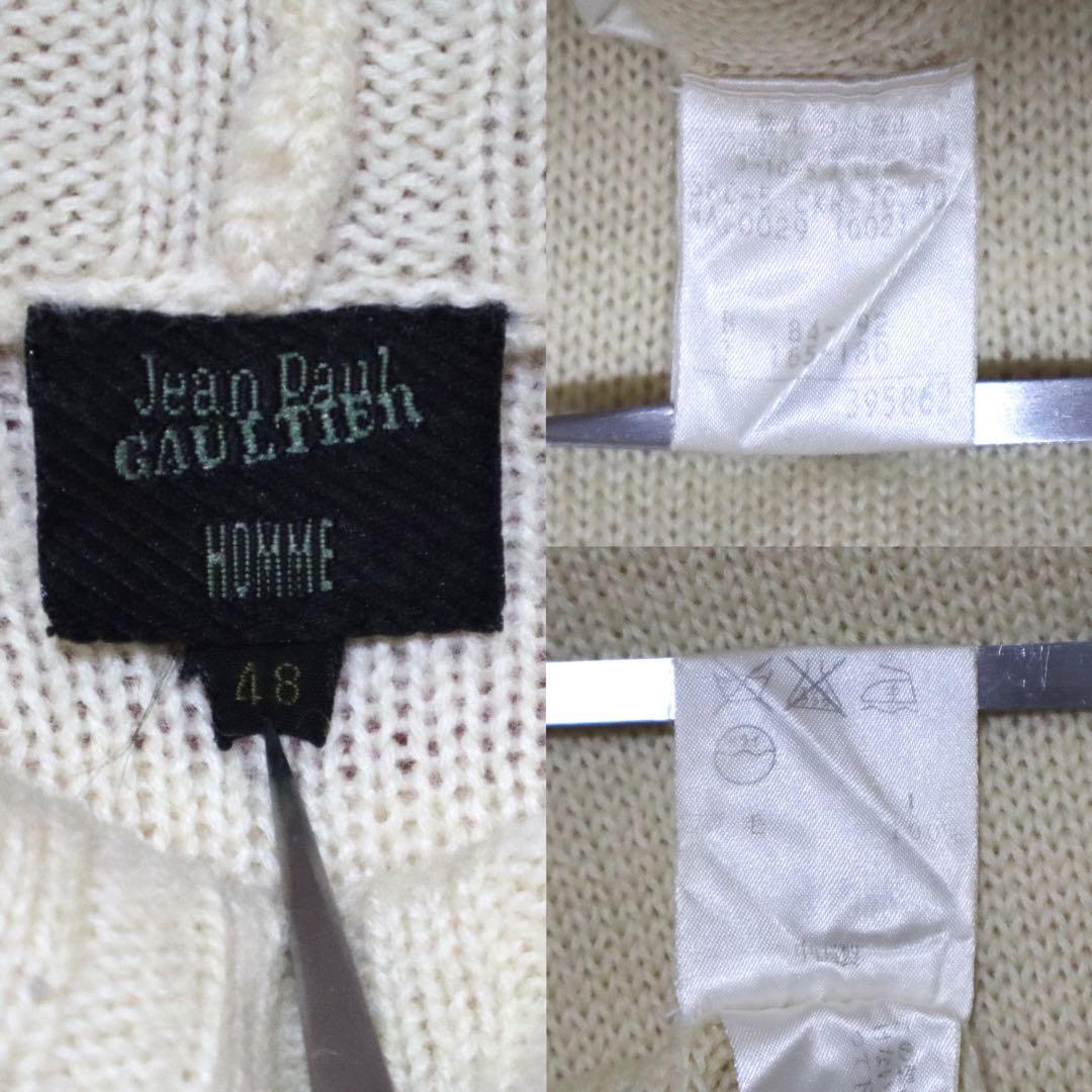 Jean Paul GAULTIER HOMME Panel Turtleneck Size 48