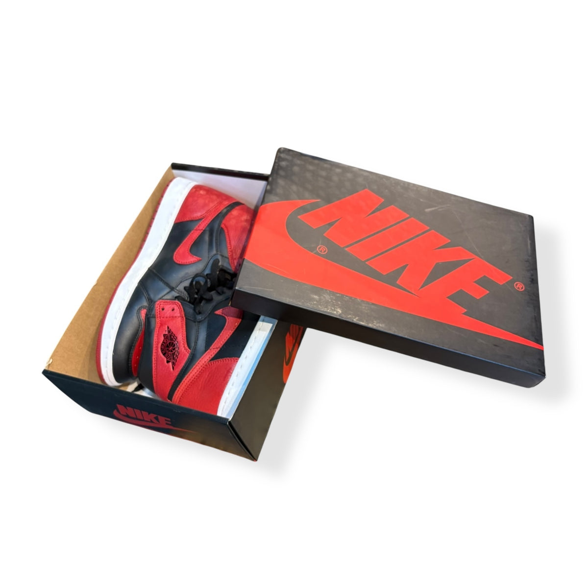 NIKEAIR JORDAN 1 RETRO HIGH OG Black Red Black 26.5cm