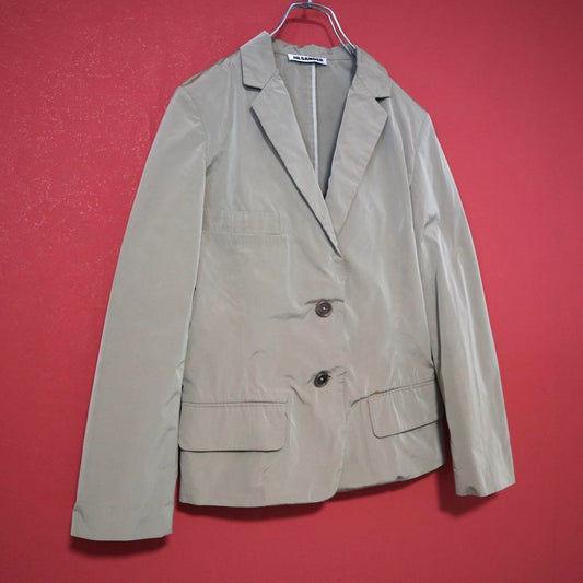 Jil Sander Beige Glossy Polyester Nylon Tailored Size 42