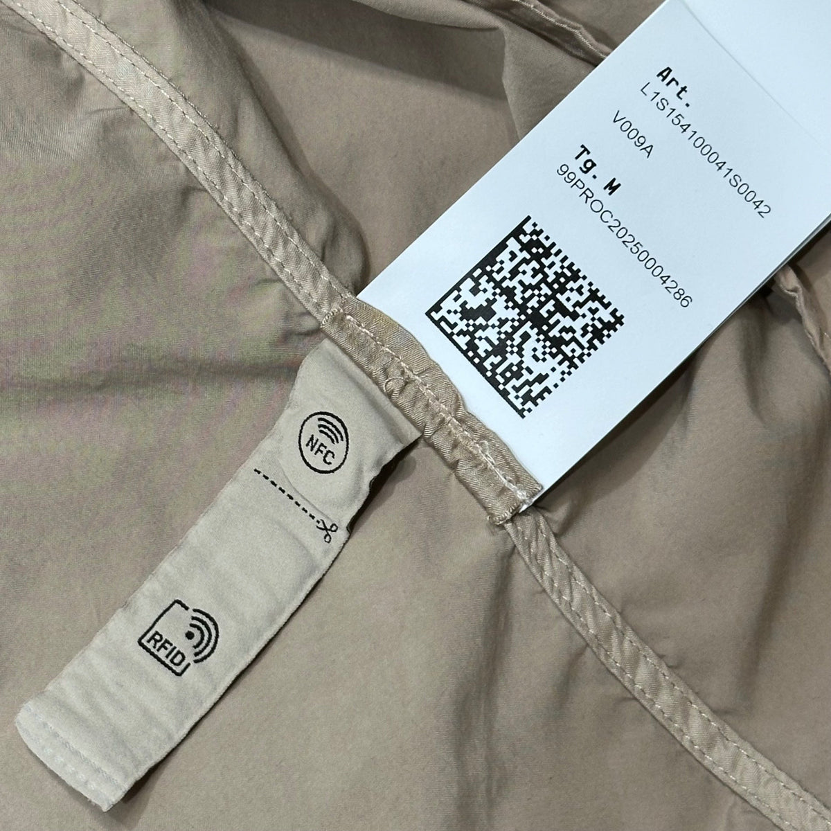 STONE ISLAND 25SS Light Compact Touch Jacket Beige Size M