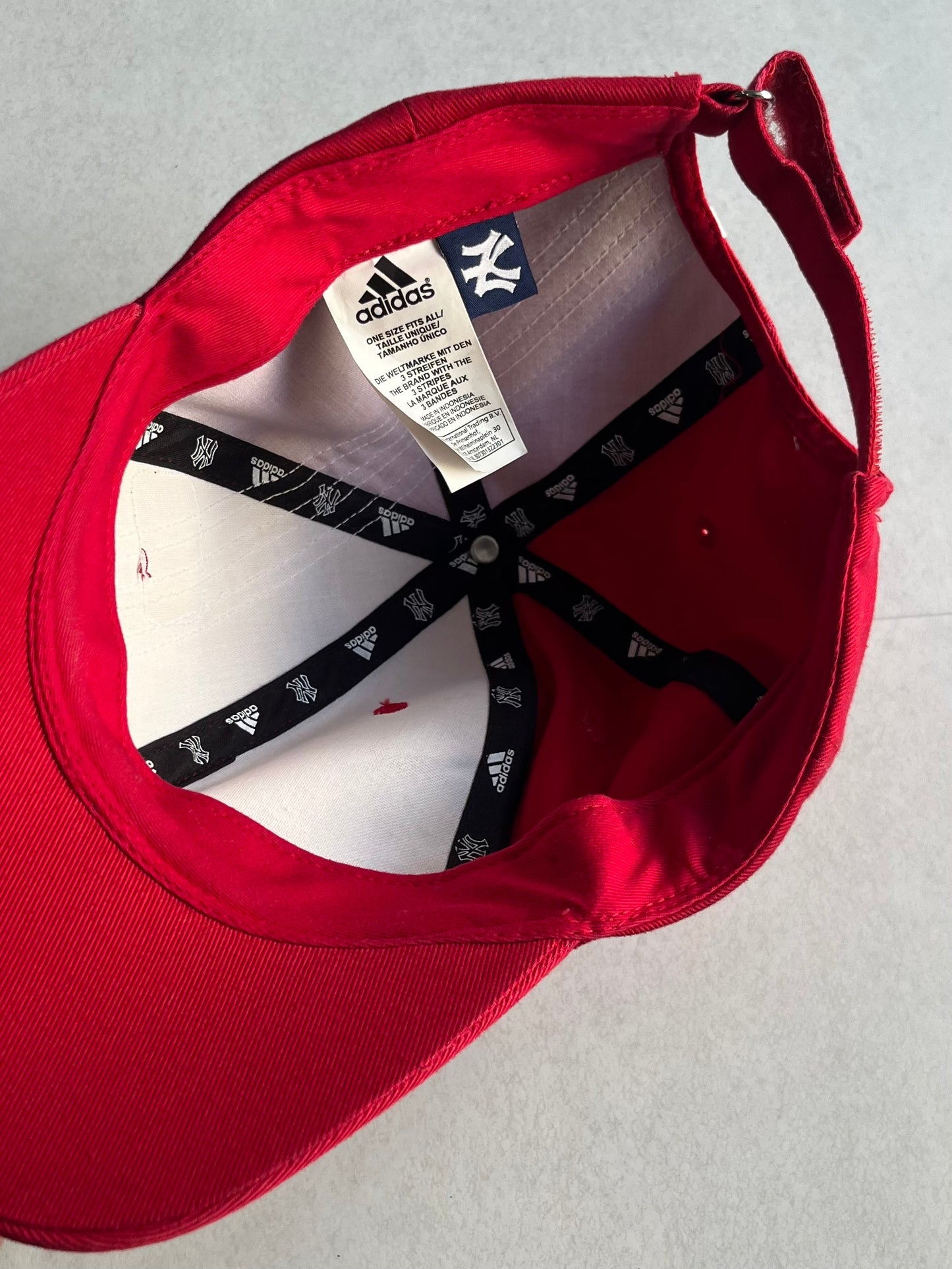 Adidas NBA Red Adjustable Cap Size FREE