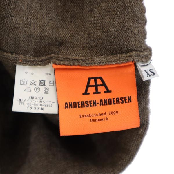 ANDERSEN-ANDERSEN Wool Thumbhole Sweater Brown Size XS