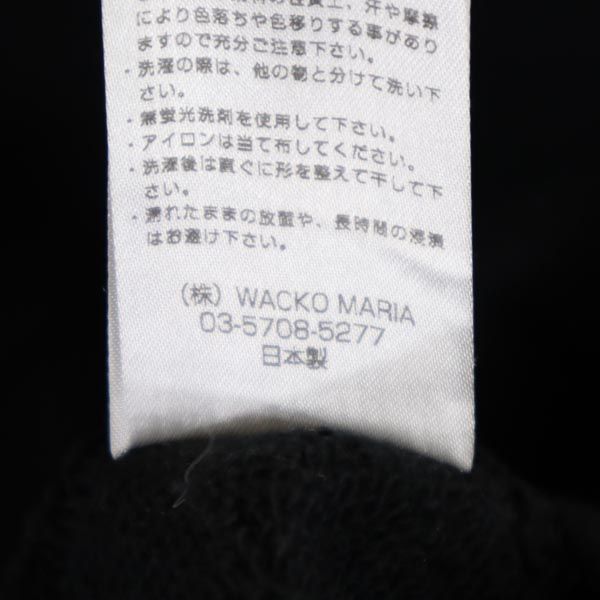 WACKO MARIA Guilty Parties Back Print Hoodie Black Size L