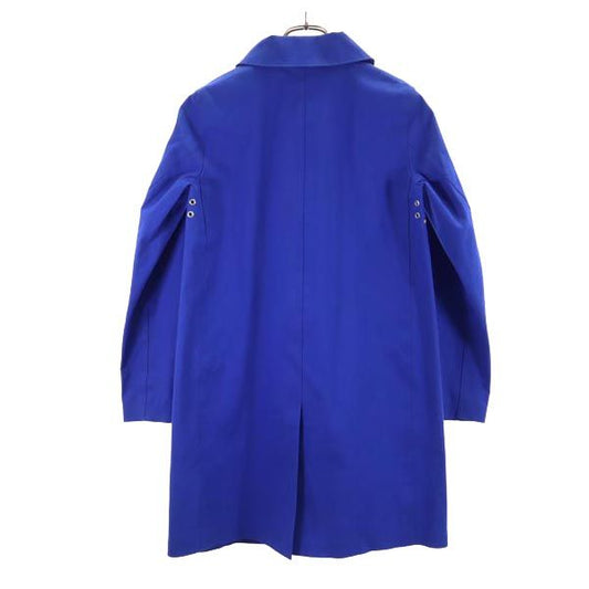 Mackintosh British Rubberized Balmacaan Coat Blue Size 32