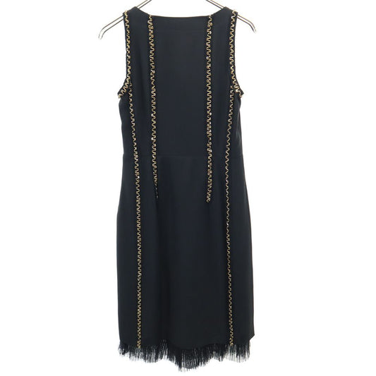 LOEWE Black Chain Midi Dress