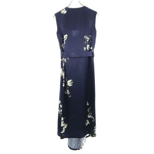 Y's Navy Sleeveless Maxi Dress Size 1
