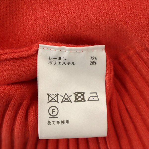 Diagram Long Sleeve Sweater Red Size 36