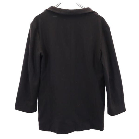 JIL SANDER Wool Blend Blazer Black Size 36