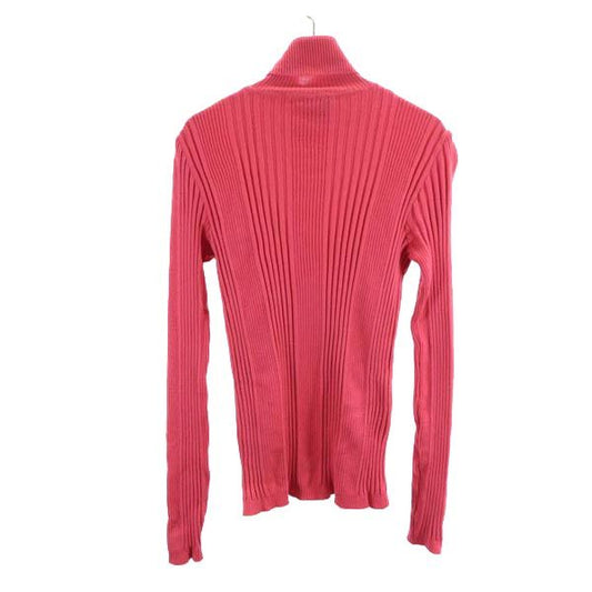GUCCI High Neck Long Sleeve Sweater Pink Size S