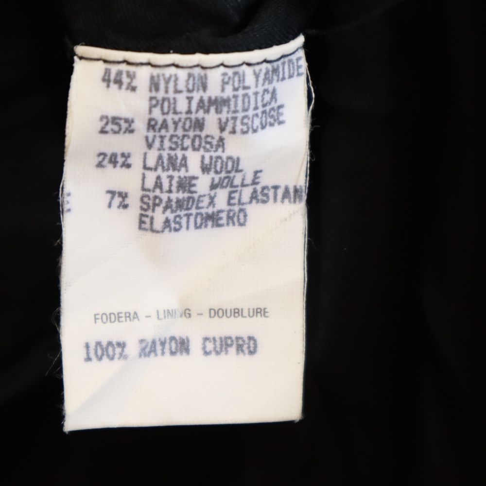 GUCCI Italian Old Wool Blend Coat Black Size 40