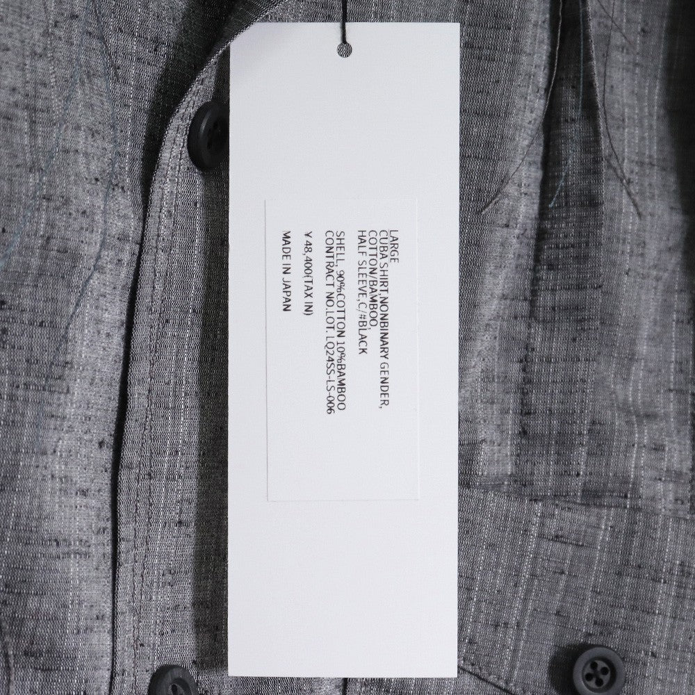 BLACK 24SS 50s Cuba Shirt Black Size L