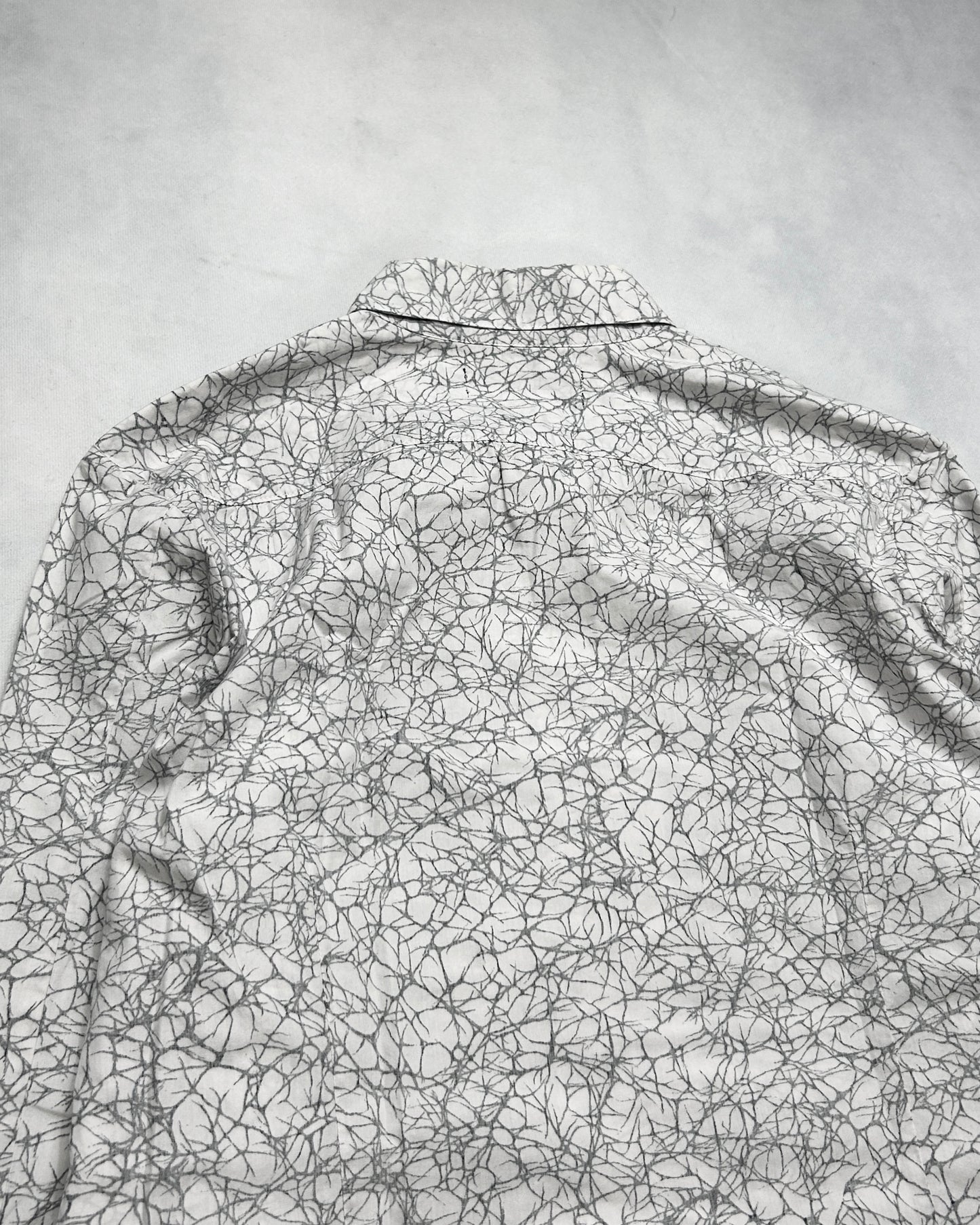 Diet Butcher Slim Skin Crackle Longline Shirt Size 1