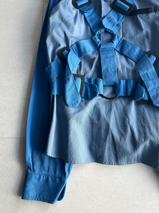 PEEL&LIFT Blue Parachute Shirt Size M