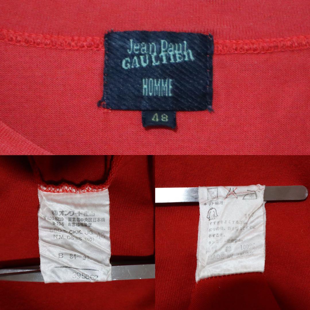 Jean Paul Gaultier HOMME Eagle Red T-Shirt Size 48