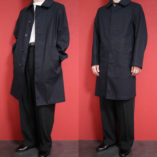 Mackintosh Dunkeld Rubberized Balmacaan Coat Long Size M