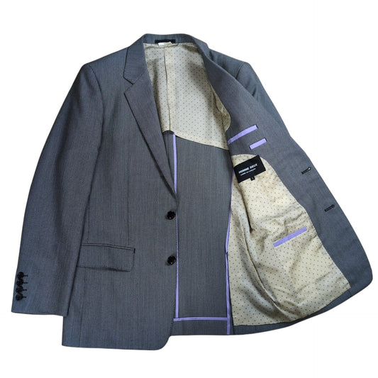 COMME des GARCONS HOMME DEUX Wool Blend Jacket Gray Size S