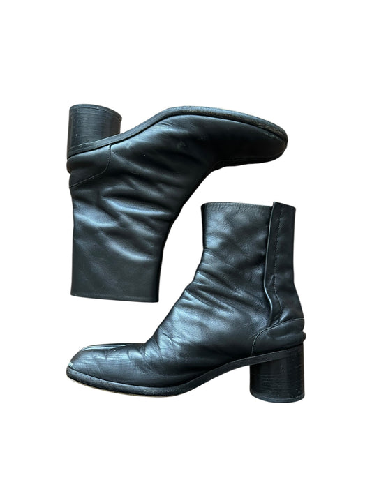 Maison Margiela Black 6cm Heel Tabi Boots