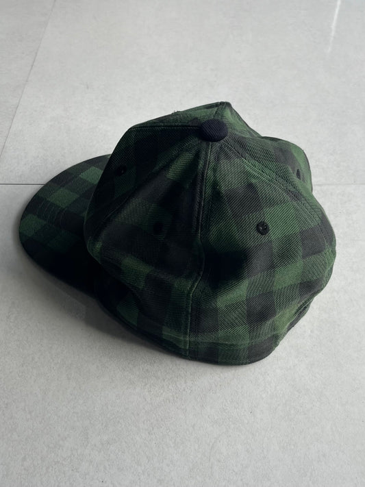 Vintage Flip the script Check Green Cap Size ONE SIZE