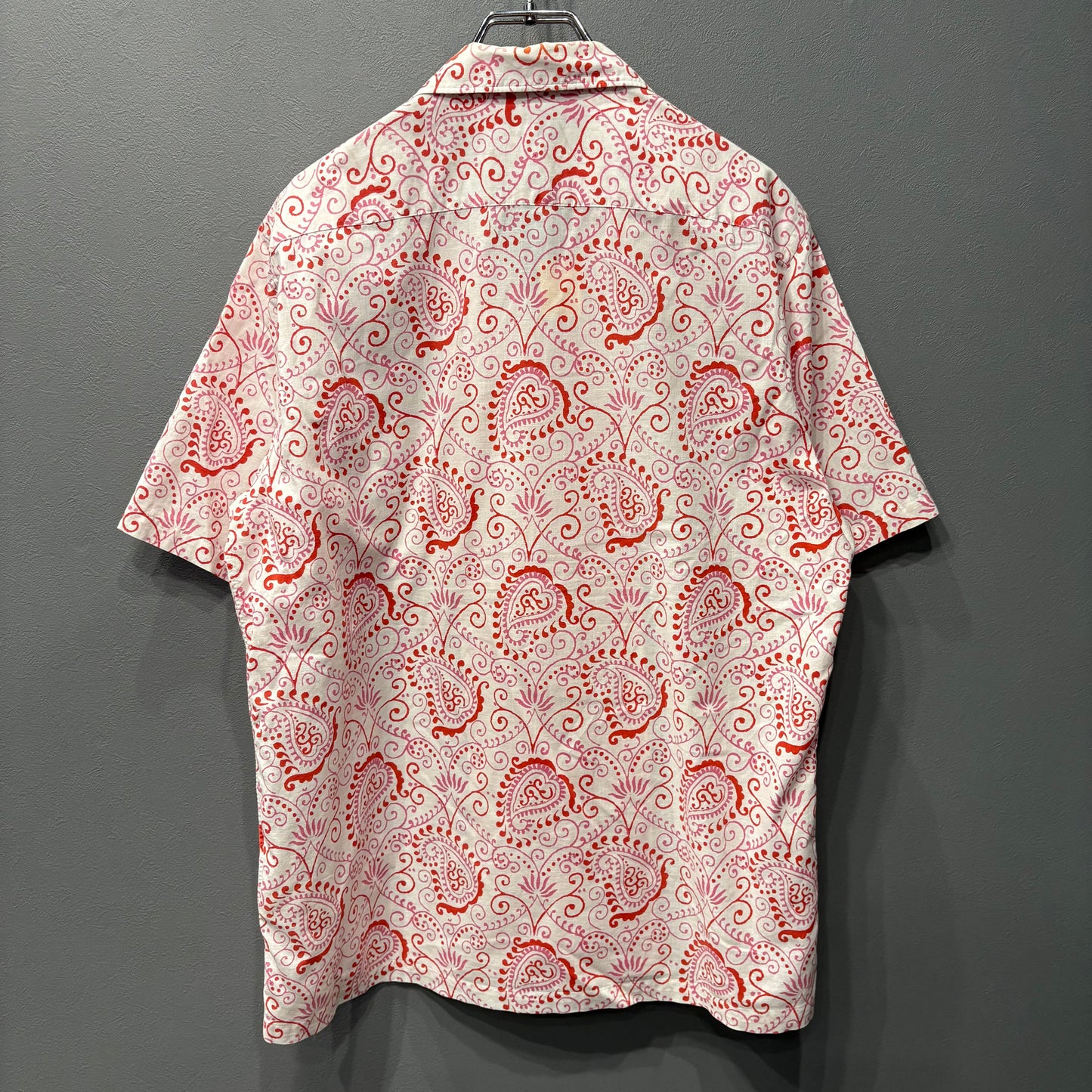 COMME des GARCONS HOMME 03AW Paisley Open Long Sleeve Shirt Size L