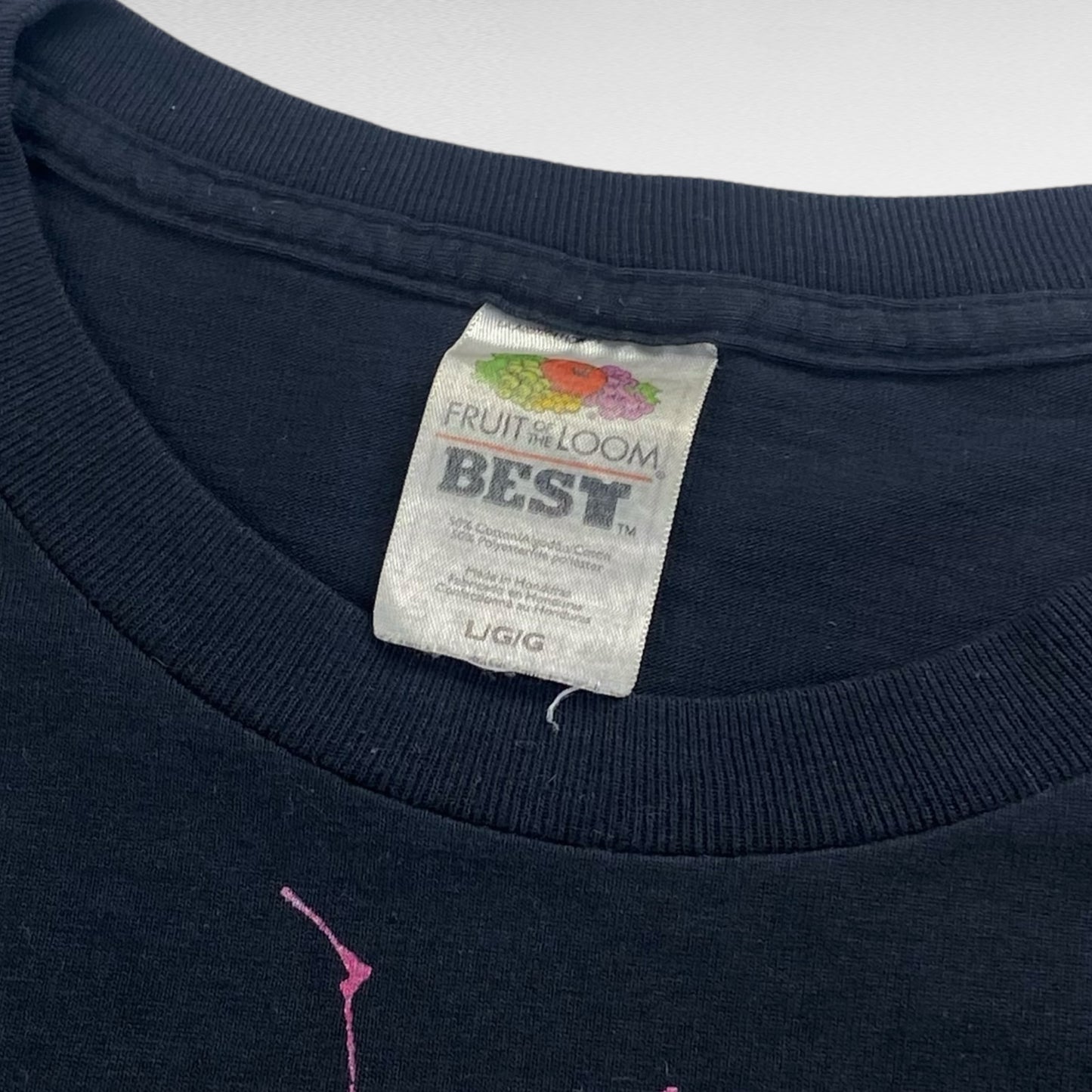 Fruit Of The Loom Graphic T-Shirt Black Size L
