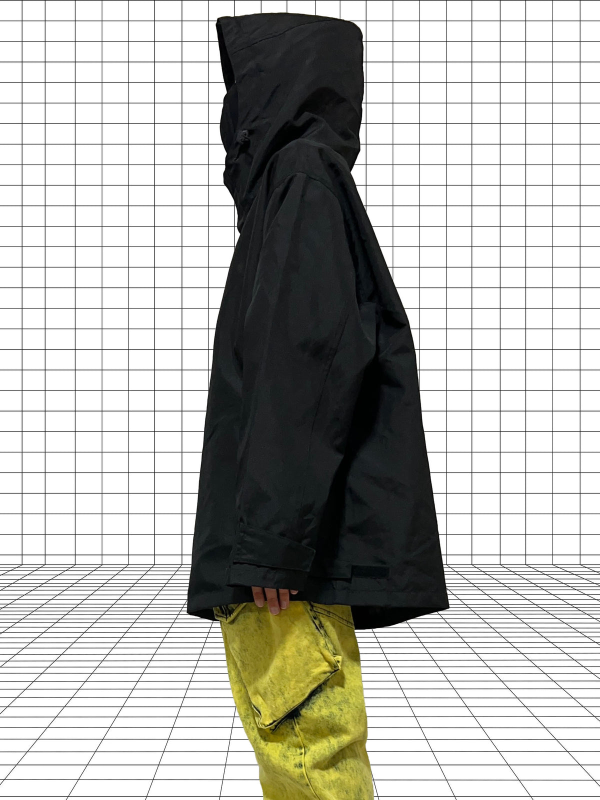 CALVIN KLEIN JEANS 90s Anorak Parka Black Size M