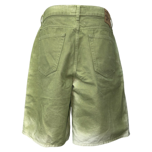 Stussy 32 SPRAY DYE BIG OL SHORT Denim Shorts Size 32