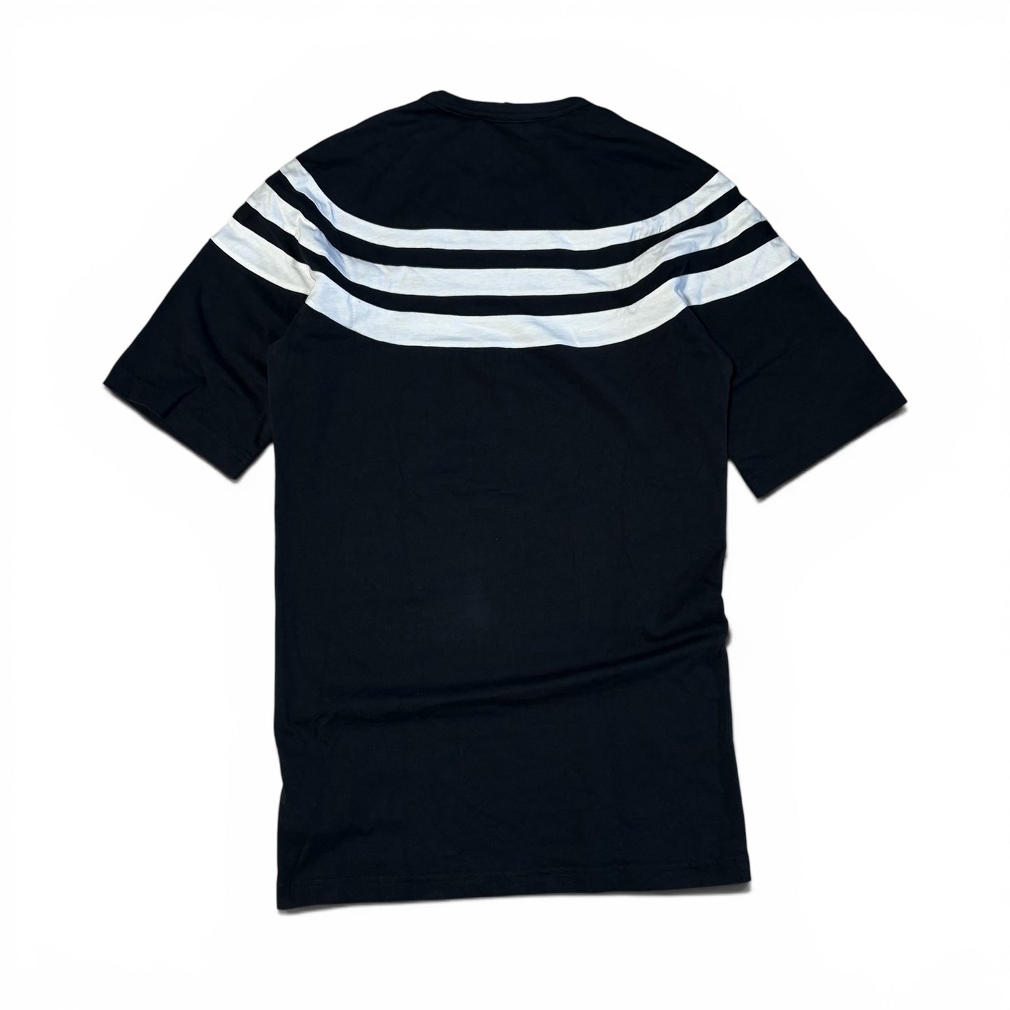 Yohji Yamamoto Y-3 3-Stripes Black Slim Tee Size XS
