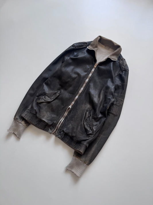 GIORGIO BRATO Leather Jacket Black