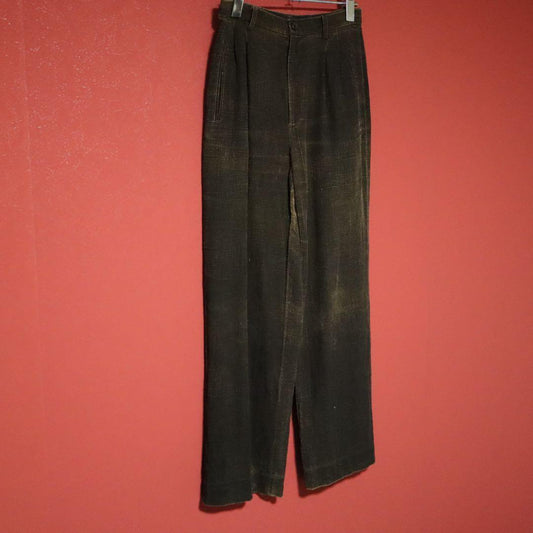 ISSEY MIYAKE 99SS Woven Wide Slacks Brown Size M