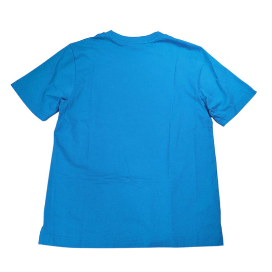 MARNI Blue Logo Embroidered Short Sleeve T-Shirt Size 38