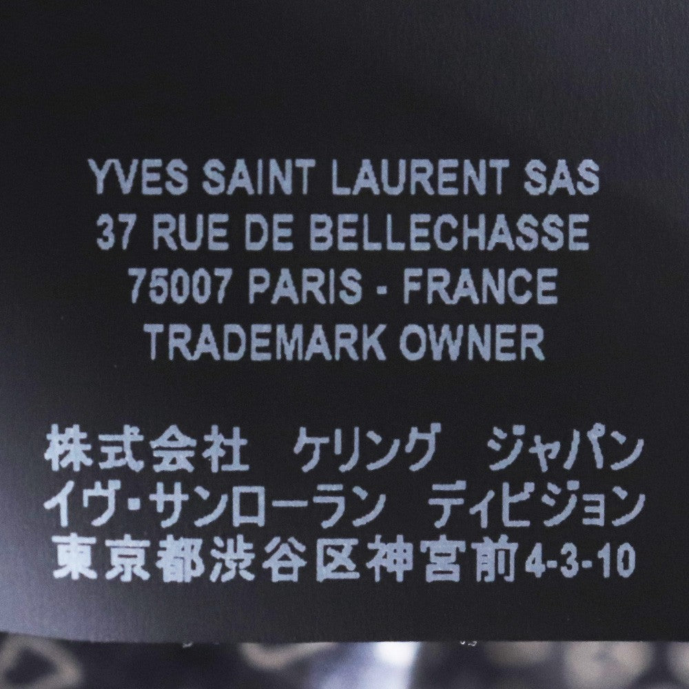 Saint Laurent Paris 19SS Black Heart Print Button-Up Size 43