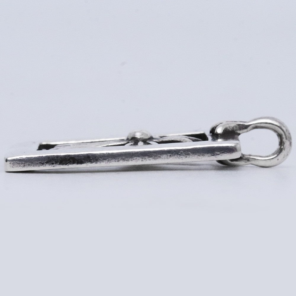 CHROME HEARTS Framed Open Babyfat Pendant Silver Size F