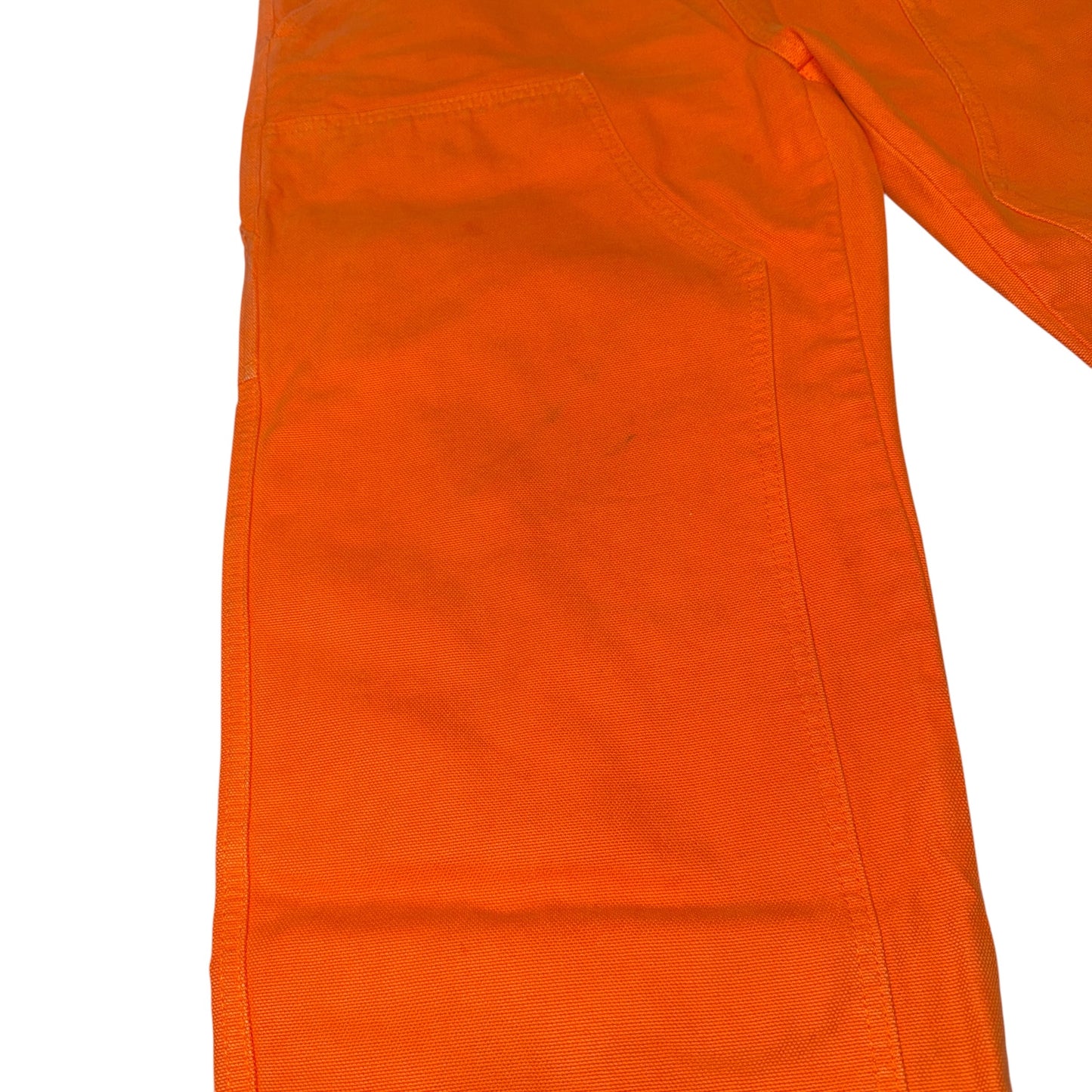 Stussy DOUBLE KNEE WORK PANT Pants Orange Size 32