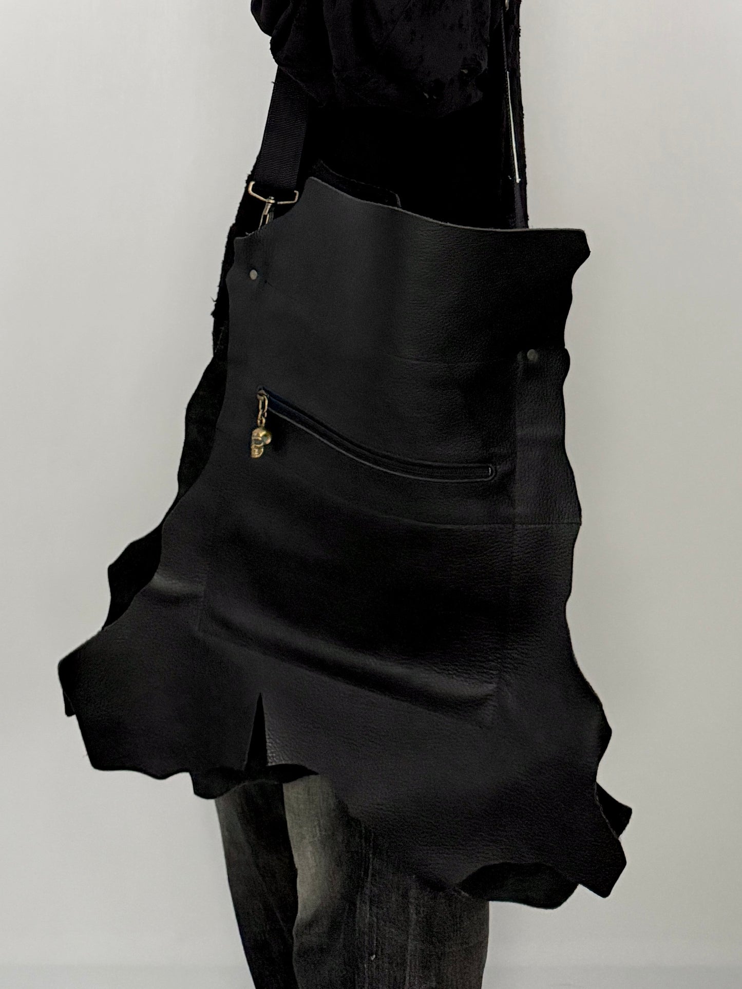 Beauty Beast Black Skull Bag