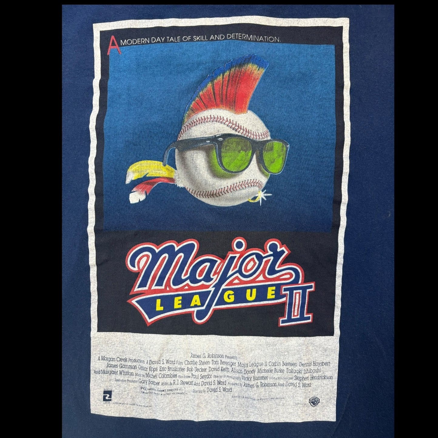 Major League II MLB Movie T-shirt Size L