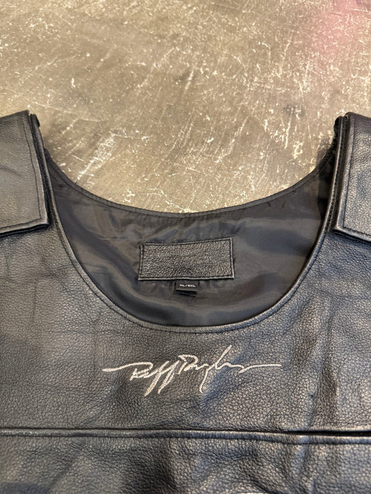 Ruff Ryders Black Leather Size XL