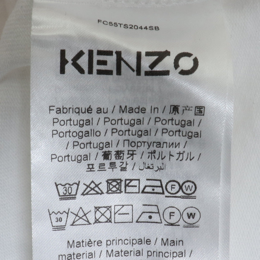 KENZO Logo T-Shirt White Size L
