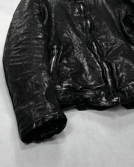 Isamu Katayama Backlash Garment Dyed Rider Jacket Size S
