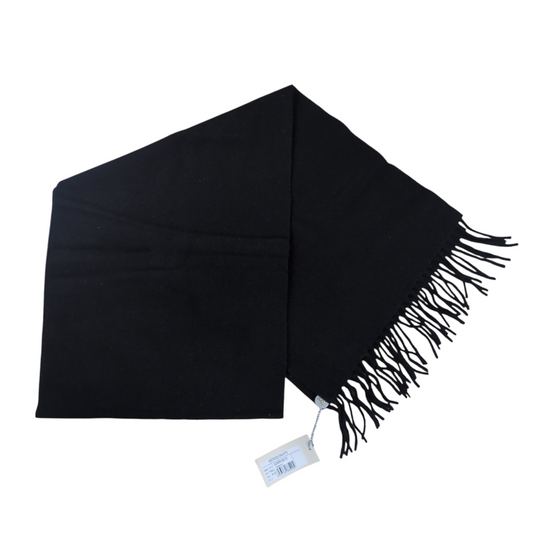 Vivienne Westwood ACCESSORIES Orb Logo Wool Scarf Black
