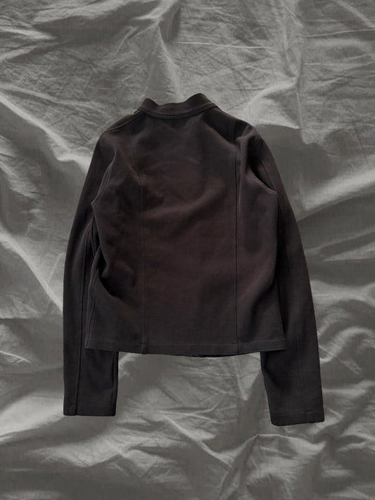 agnes b. homme AW07 Cotton Asymmetric Jacket Black