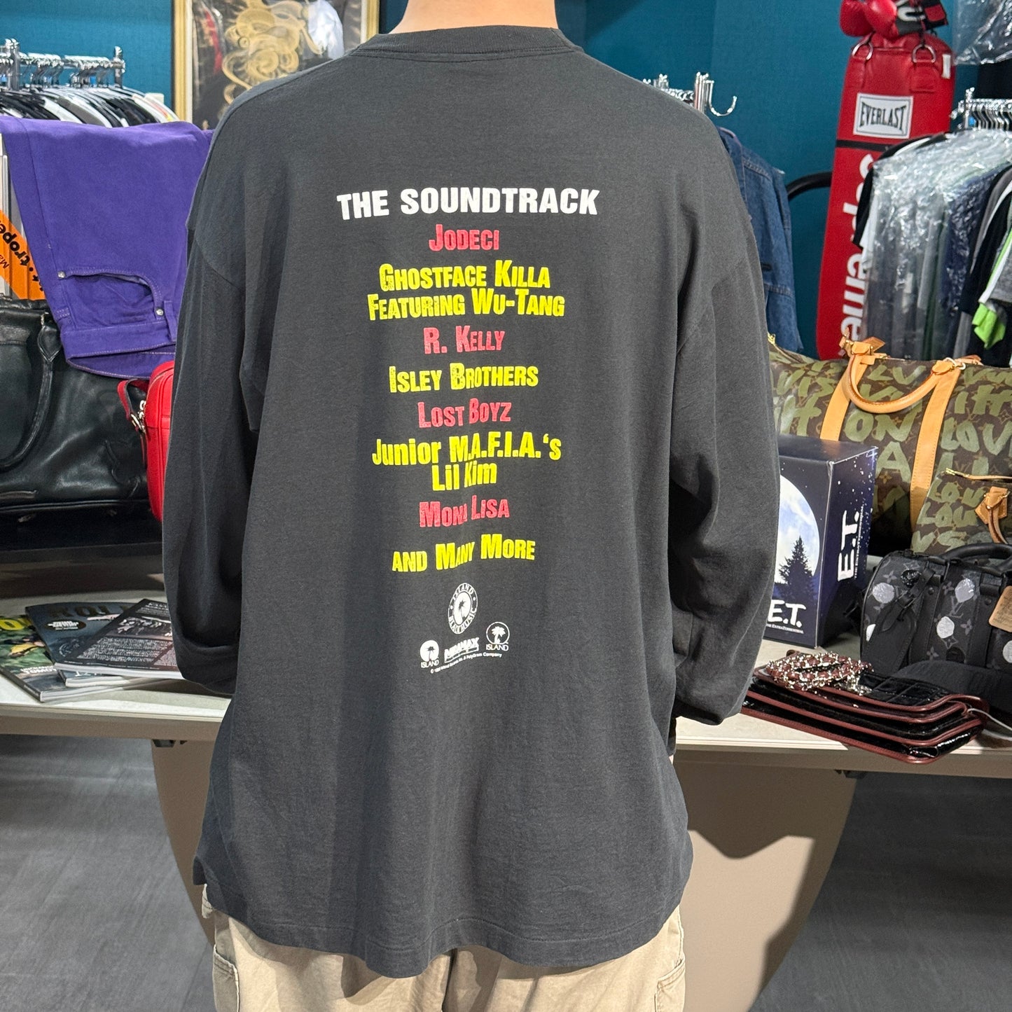 DON'T BE A MENACE 90s THE SOUNDTRACK Movie Long Sleeve T-Shirt Size XL