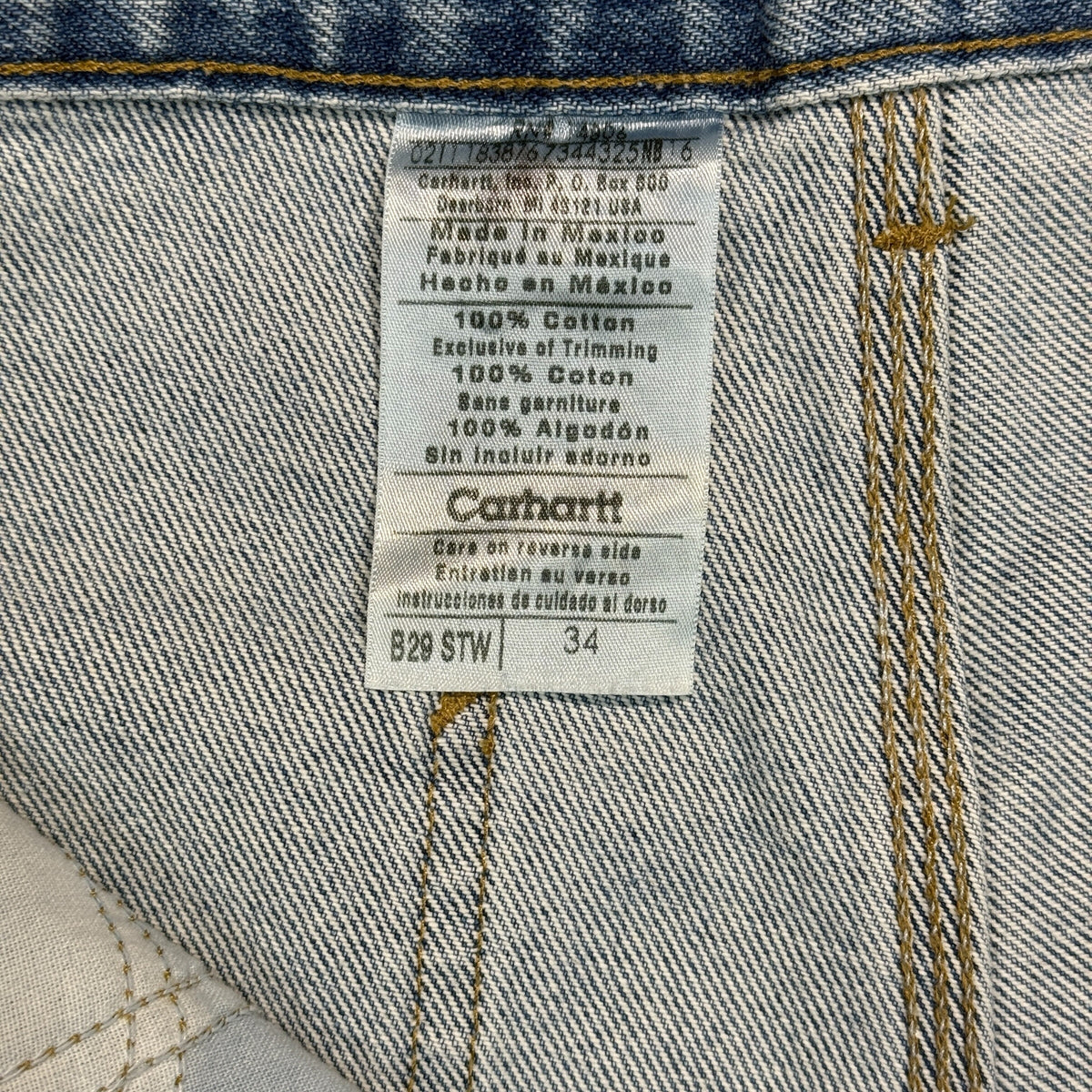CARHARTT Denim Painter Shorts Size 34