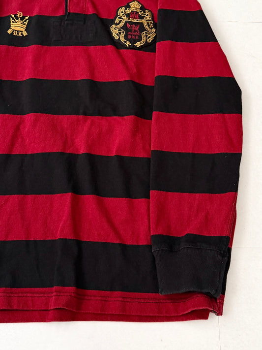 POLO by Ralph Lauren Back Number Border Polo Shirt Size L