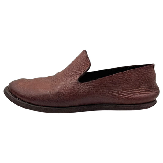 GUIDI Calf Full Grain Leather Slip-On Bordeaux Size 41 1/2
