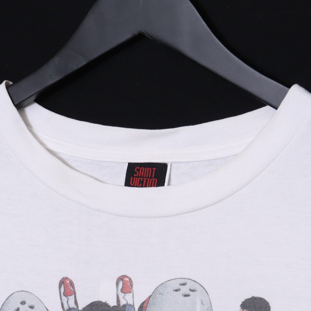 Saint Michael FD-SS TEE / BIKE T-Shirt White Size XL