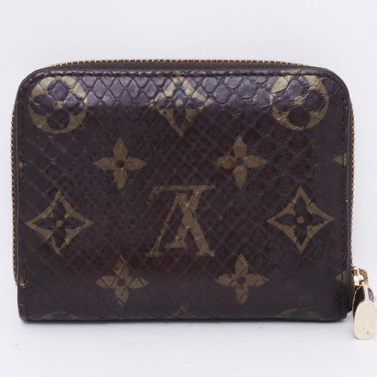 LOUIS VUITTON Monogram Exotic Zippy Coin Purse Size F