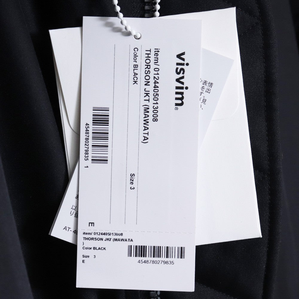 VISVIM 15th Anniv Thorson Mawata Reversible Bomber Size 3
