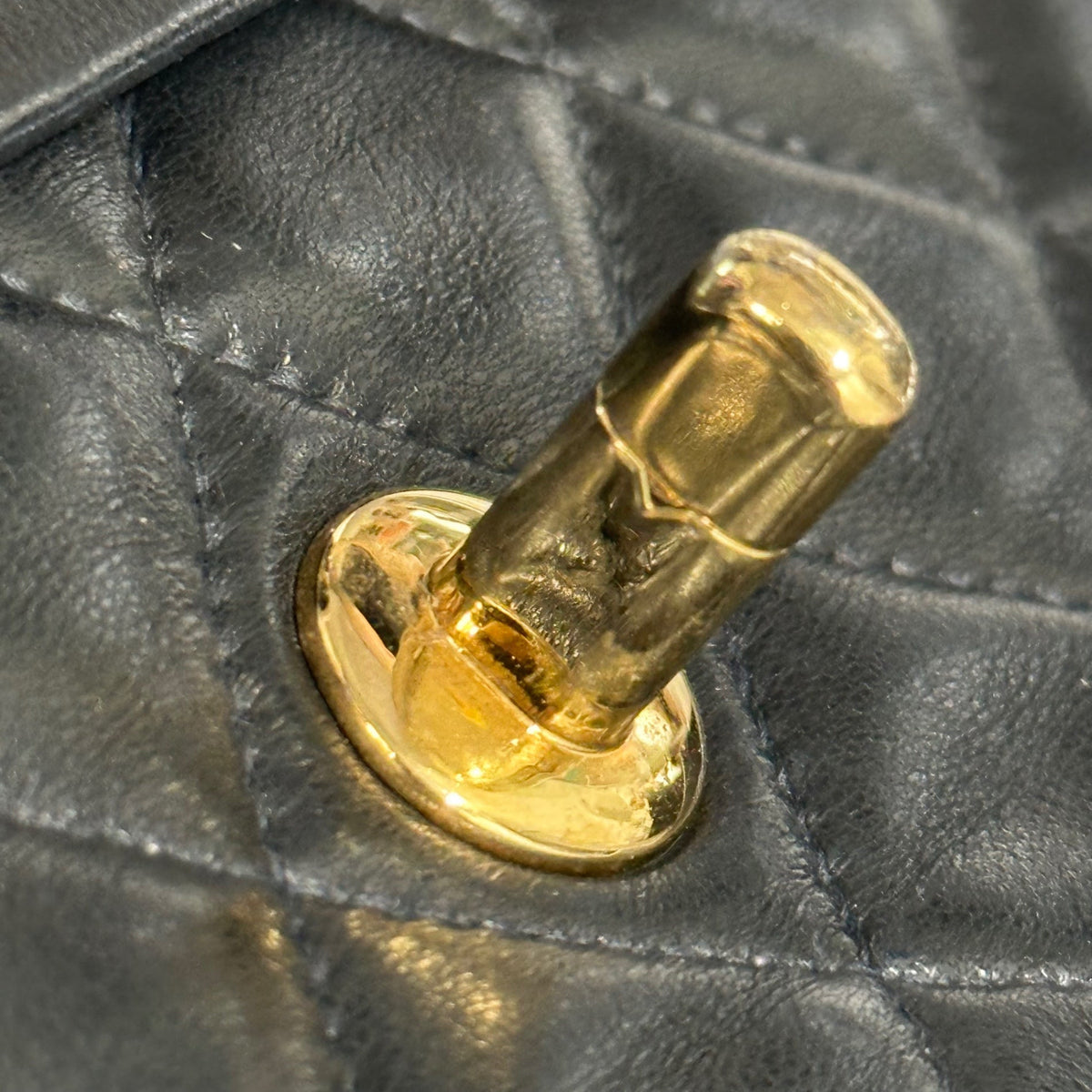 CHANEL 90s Vintage Matelasse Flap Handbag