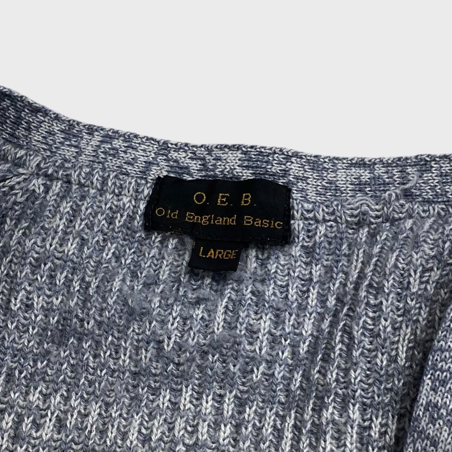 O.E.B Knit Sweater Gray Size L