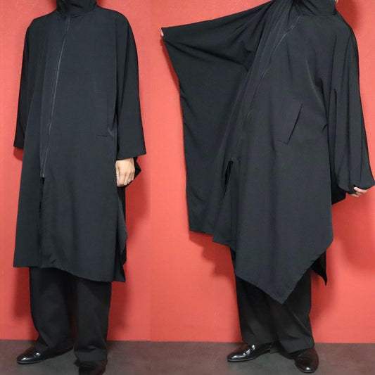 ISSEY MIYAKE 00s Dolman Sleeve Zip-up Poncho Size 1